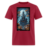 Halloween House - dark red