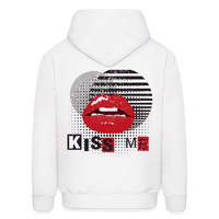 KISS ME  Hoodie - white