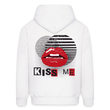 KISS ME  Hoodie - white