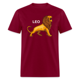 LEO - burgundy