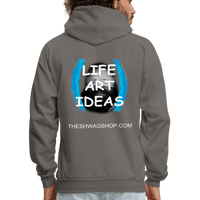 LIFE ART IDEAS Hoodie - asphalt gray