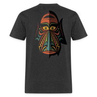 AFRICAN MASK 4 - heather black