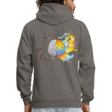 BRAIN ACTIVITY Hoodie - asphalt gray