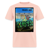 Train Art - blush pink 