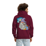 WIZARD SMOKE Hoodie - burgundy