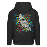 CROWS FEET Hoodie - charcoal grey