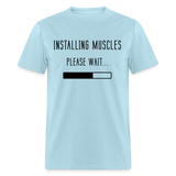 PLEASE WAIT - powder blue