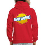 AWESOME Hoodie - red
