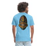 AFRICAN MASK 2 - aquatic blue