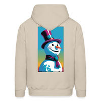 The Snowman Hoodie - Sand