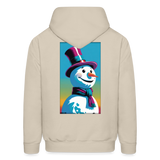 The Snowman Hoodie - Sand