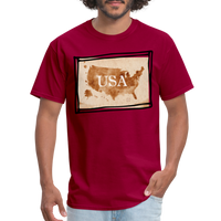 USA - dark red