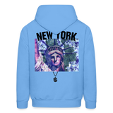 NY Hoodie - carolina blue