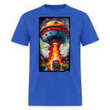 Fire - royal blue