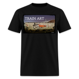 Train Art - black