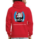 LIFE ART IDEAS Hoodie - red