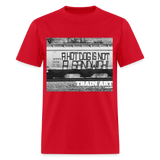 Train Art - red