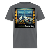 Train Art - charcoal