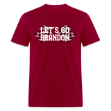 LET'S GO BRANDON - dark red