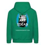 LIFE ART IDEAS Hoodie - kelly green