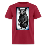 Rat Man - dark red