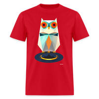 Owl Gaze - red