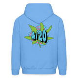 420 A Hoodie - carolina blue