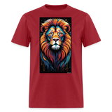 Lion - dark red