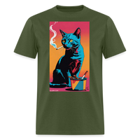 Caturday Afternoon - military green
