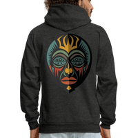 AFRICAN MASK 5 Hoodie - charcoal grey