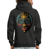 AFRICAN MASK 5 Hoodie - charcoal grey