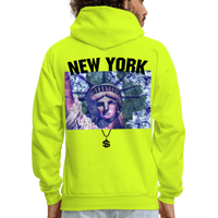 NY Hoodie - safety green