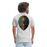 AFRICAN MASK 5 - heather gray