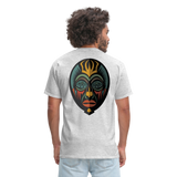 AFRICAN MASK 5 - heather gray