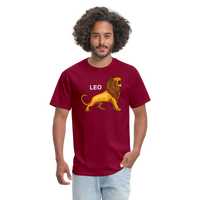 LEO - burgundy