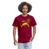 LEO - burgundy