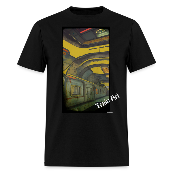 Train Art - black