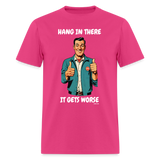 Hang In There - fuchsia