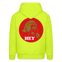 HEY Hoodie - safety green