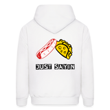 JUST SAYIN 4 Hoodie - white