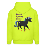 UNI Hoodie - safety green