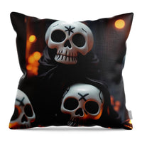 3 Heads - Throw Pillow