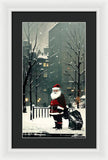 City Santa - Framed Print