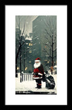 City Santa - Framed Print
