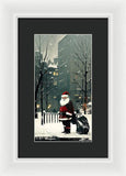 City Santa - Framed Print