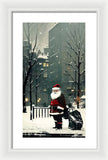 City Santa - Framed Print