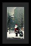City Santa - Framed Print