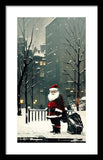 City Santa - Framed Print