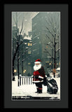City Santa - Framed Print