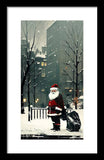 City Santa - Framed Print